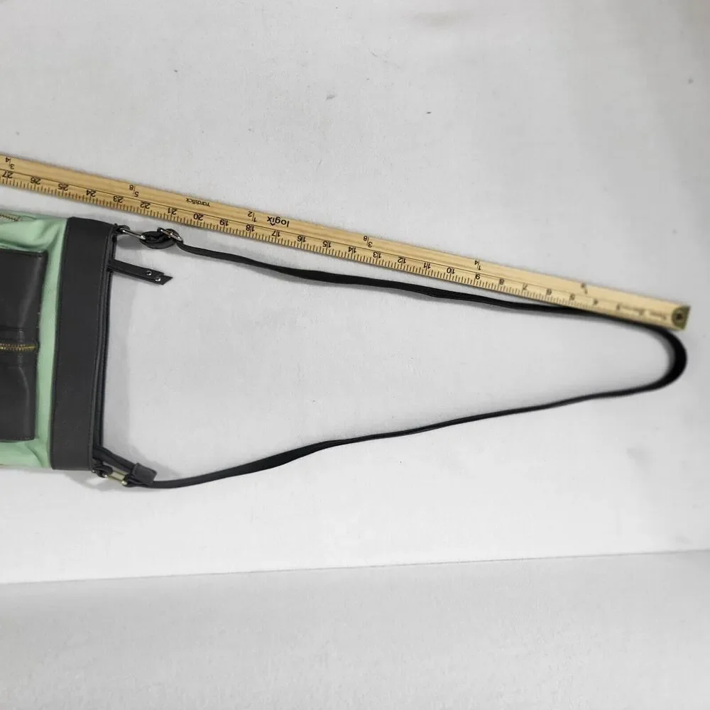 Steve Madden Cross Body Purse Handbag Mint Green Faux Leather Tassel - Picture 10 of 10